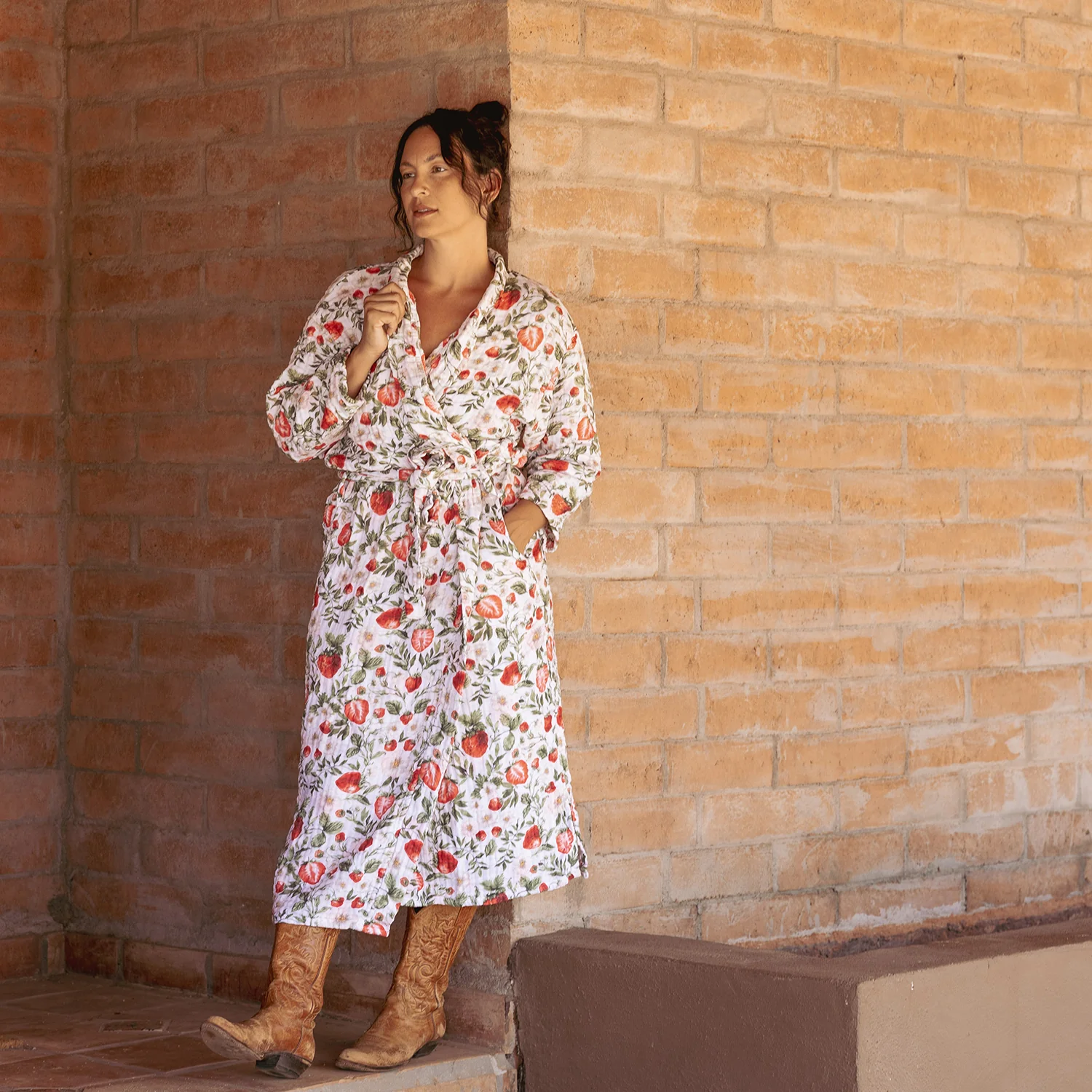 Full-Length Robe  - Limited Edition Strawberry Fields - Image 3