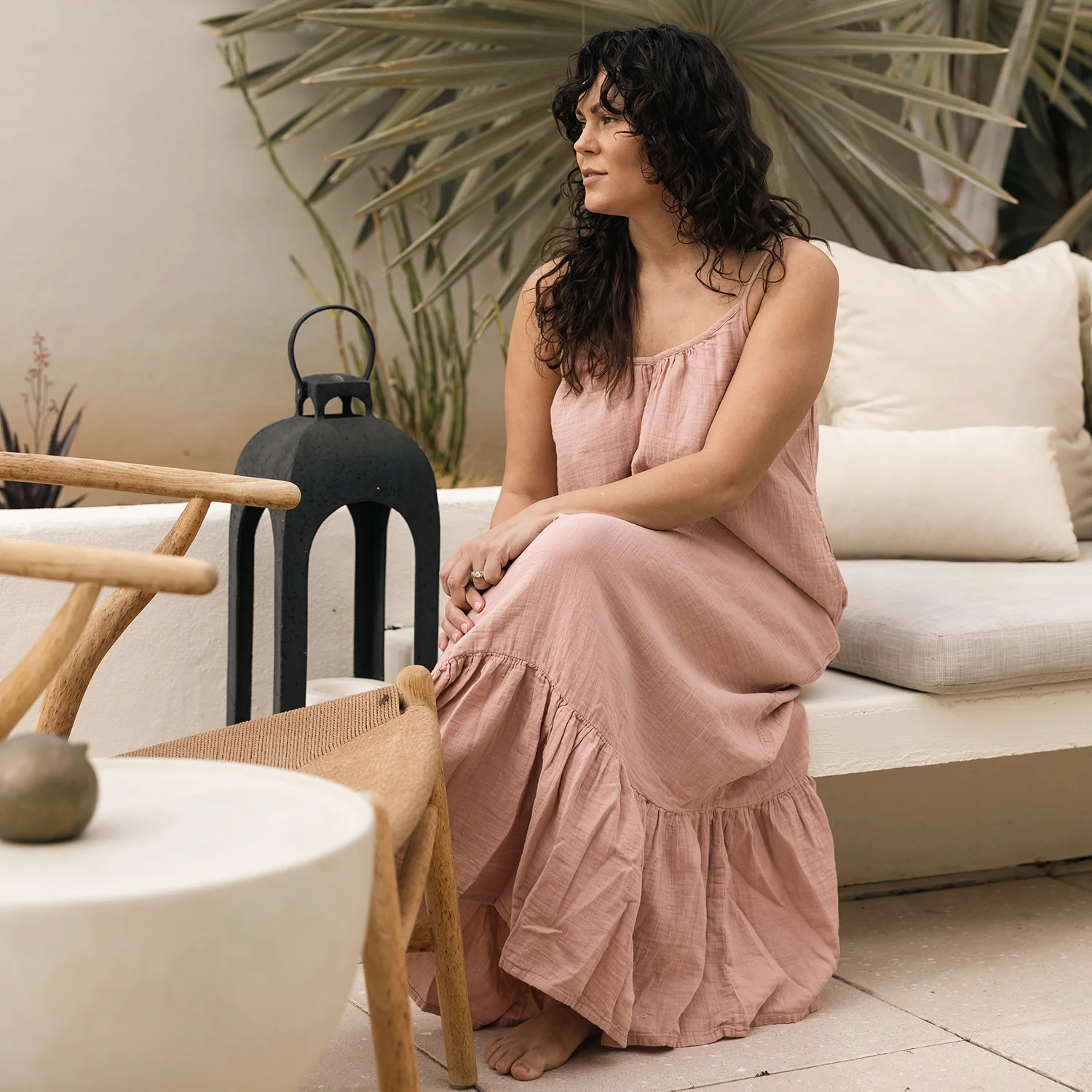 Maxi Dress – Classic Strap with Pockets - Image 7