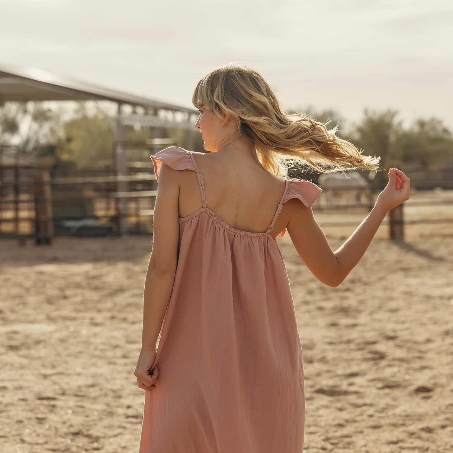 Maxi Dress - Flutter Strap - Image 7