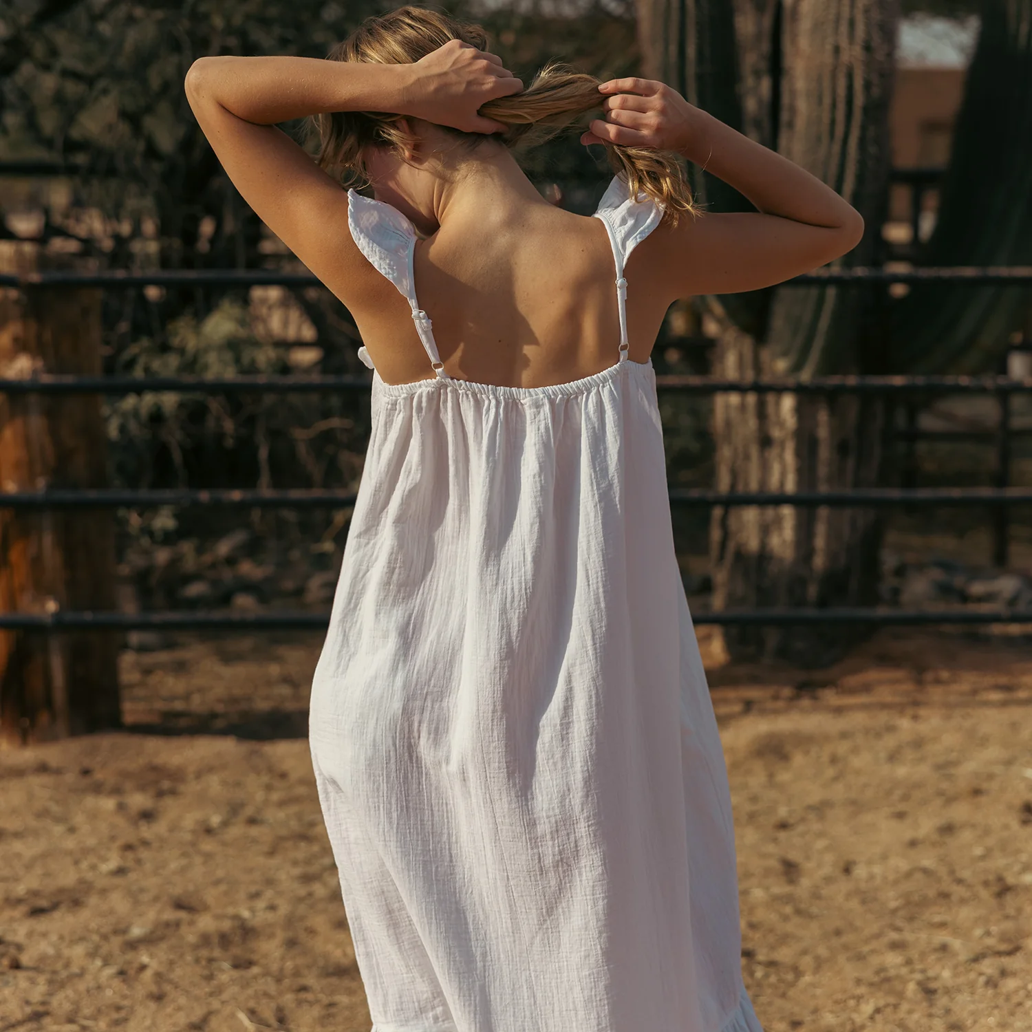 Maxi Dress - Flutter Strap - Image 9